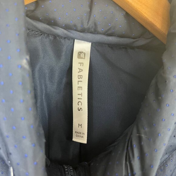 Fabletics Athletic Sedona Quilted Full Zip Jacket Blue Women’s Size M - Picture 7 of 8